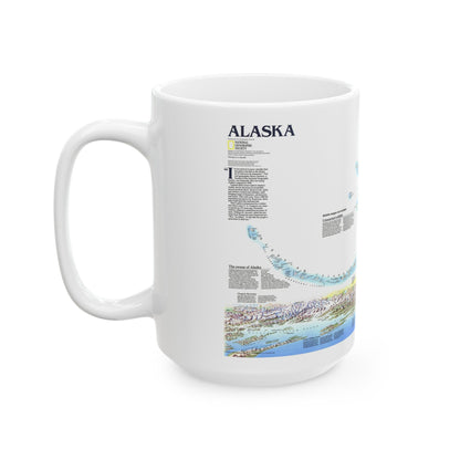 Alaska 2 (1994) (Map) White Coffee Mug-The Sticker Space