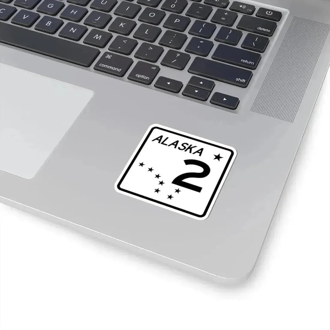 Alaska 2 shield (Alaska) (Road Sign) STICKER Vinyl Kiss-Cut Decal - The Sticker Space