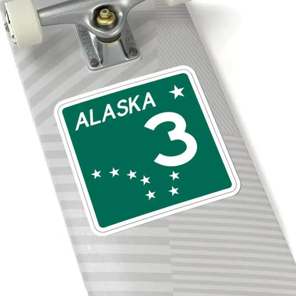 Alaska 3 Business shield (Alaska) (Road Sign) STICKER Vinyl Kiss-Cut Decal - The Sticker Space