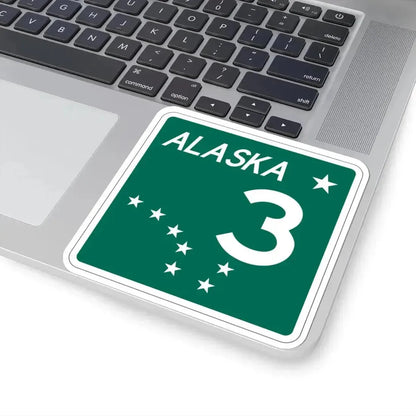 Alaska 3 Business shield (Alaska) (Road Sign) STICKER Vinyl Kiss-Cut Decal - The Sticker Space