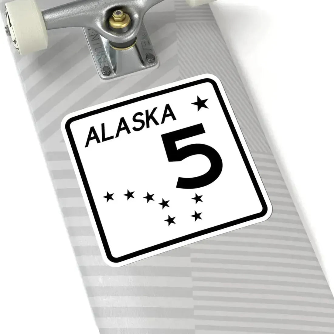 Alaska 5 shield (Alaska) (Road Sign) STICKER Vinyl Kiss-Cut Decal - The Sticker Space