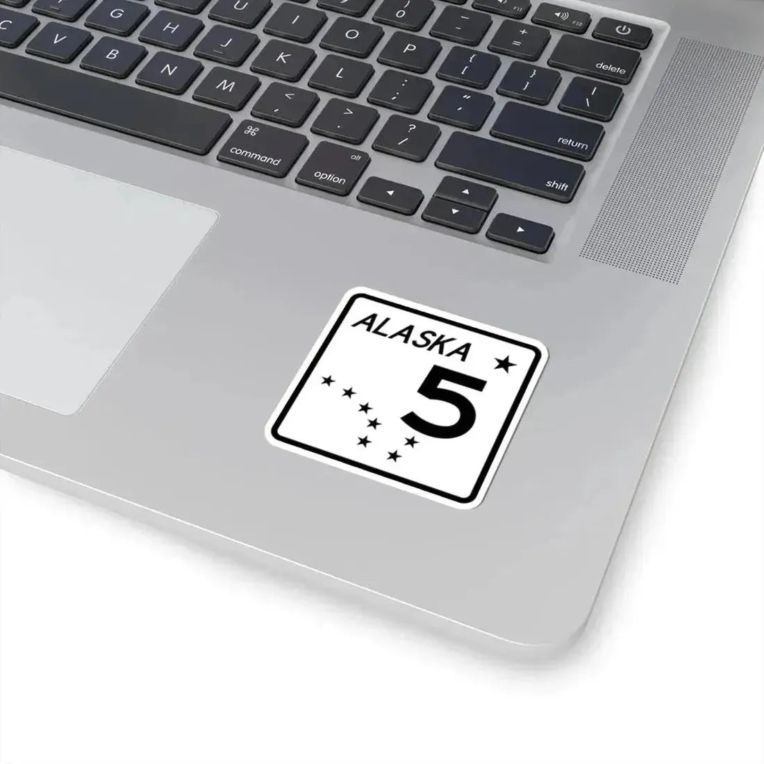 Alaska 5 shield (Alaska) (Road Sign) STICKER Vinyl Kiss-Cut Decal - The Sticker Space