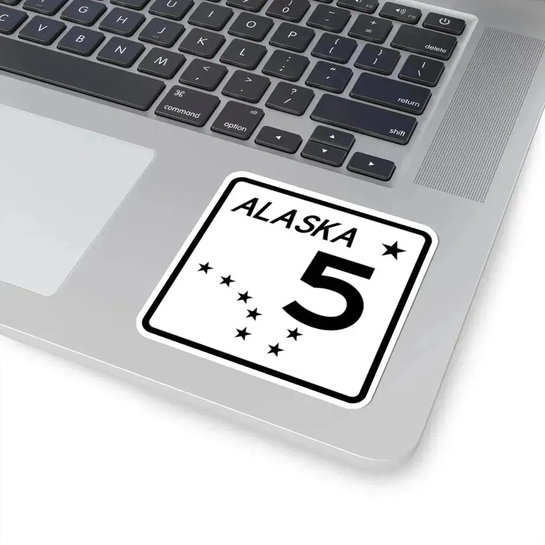 Alaska 5 shield (Alaska) (Road Sign) STICKER Vinyl Kiss-Cut Decal - The Sticker Space