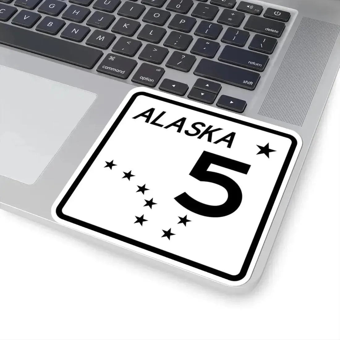 Alaska 5 shield (Alaska) (Road Sign) STICKER Vinyl Kiss-Cut Decal - The Sticker Space
