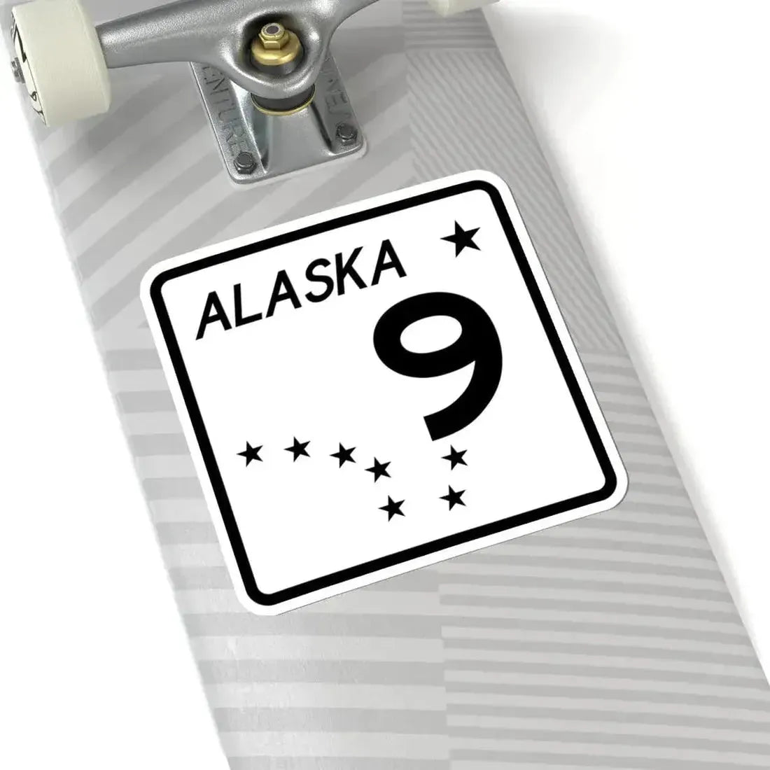 Alaska 9 shield (Alaska) (Road Sign) STICKER Vinyl Kiss-Cut Decal - The Sticker Space