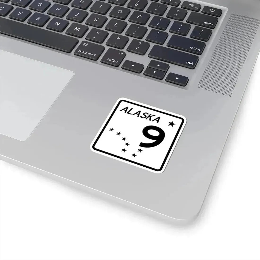 Alaska 9 shield (Alaska) (Road Sign) STICKER Vinyl Kiss-Cut Decal - The Sticker Space
