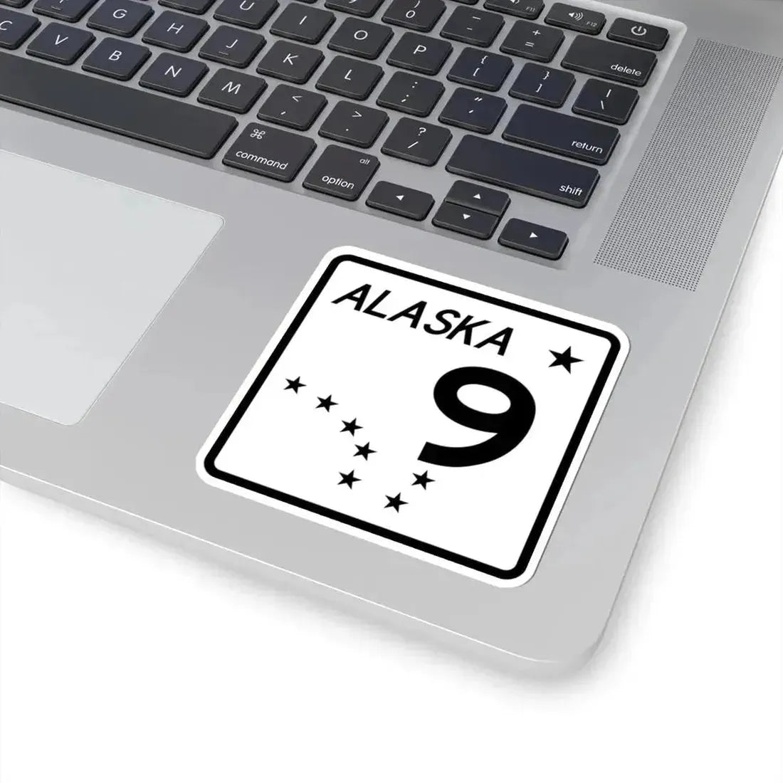 Alaska 9 shield (Alaska) (Road Sign) STICKER Vinyl Kiss-Cut Decal - The Sticker Space