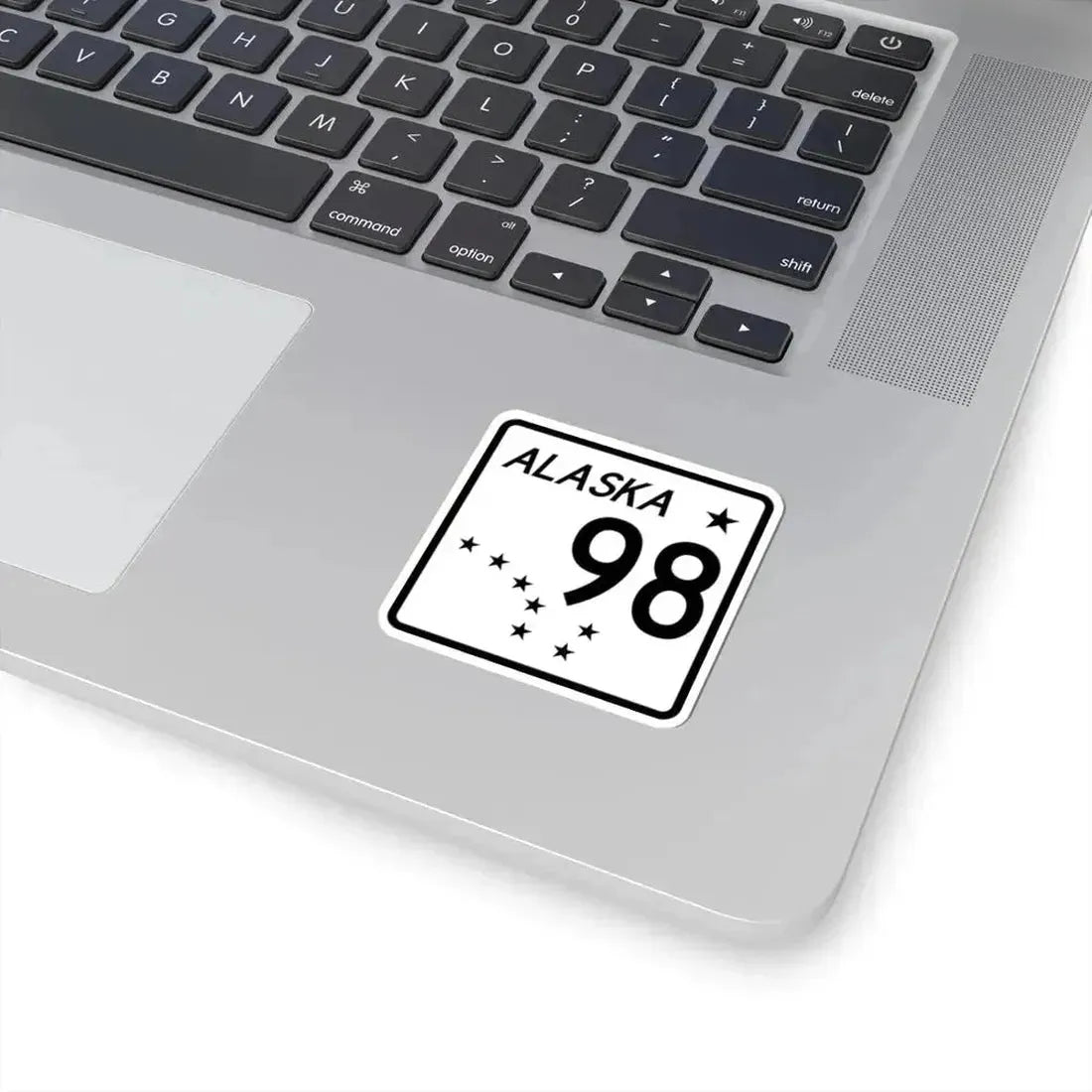 Alaska 98 shield (Alaska) (Road Sign) STICKER Vinyl Kiss-Cut Decal - The Sticker Space