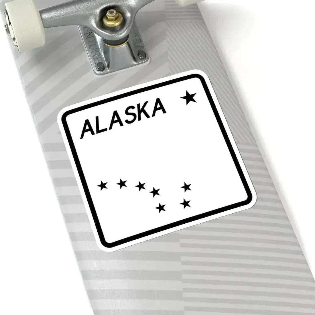 Alaska blank shield (Alaska) (Road Sign) STICKER Vinyl Kiss-Cut Decal - The Sticker Space