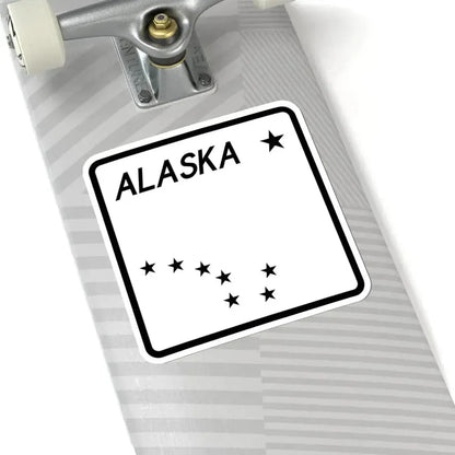 Alaska blank shield (Alaska) (Road Sign) STICKER Vinyl Kiss-Cut Decal - The Sticker Space
