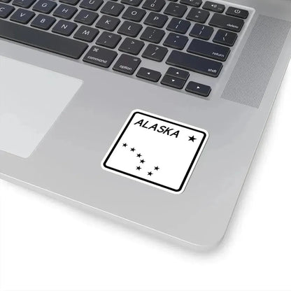 Alaska blank shield (Alaska) (Road Sign) STICKER Vinyl Kiss-Cut Decal - The Sticker Space