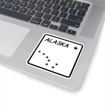Alaska blank shield (Alaska) (Road Sign) STICKER Vinyl Kiss-Cut Decal - The Sticker Space