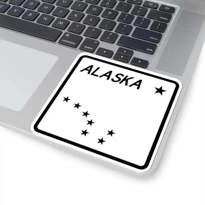 Alaska blank shield (Alaska) (Road Sign) STICKER Vinyl Kiss-Cut Decal - The Sticker Space
