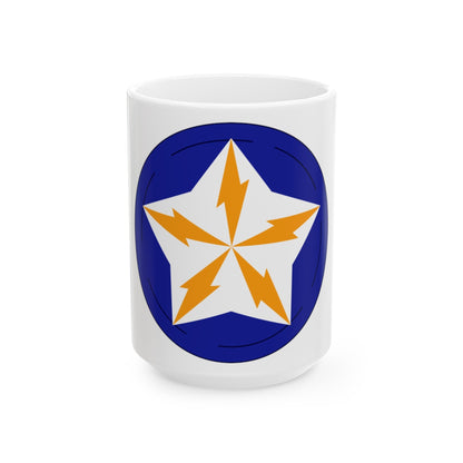 Alaska Communications System (U.S. Army) White Coffee Mug-15oz-The Sticker Space