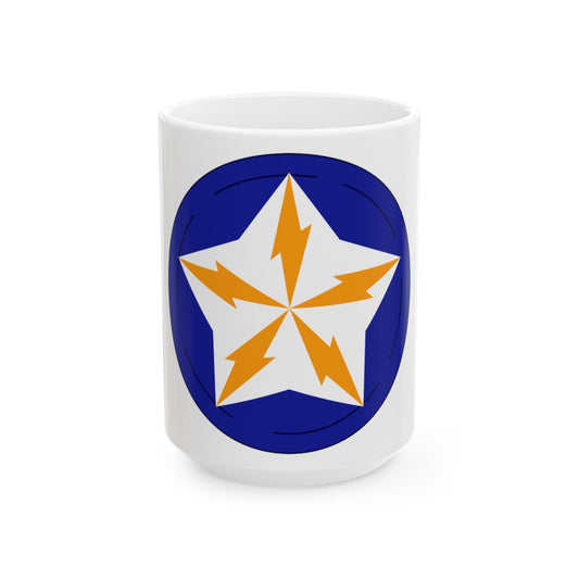 Alaska Communications System (U.S. Army) White Coffee Mug-15oz-The Sticker Space