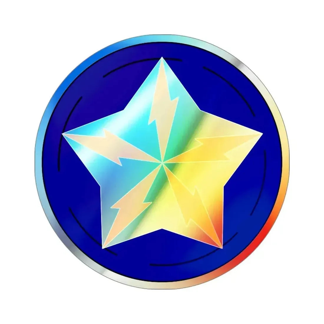 Alaska Communications System (U.S. Army) Holographic STICKER Die-Cut Vinyl Decal 4 Inch Holographic - The Sticker Space