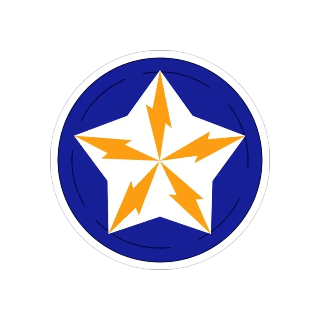 Alaska Communications System (U.S. Army) REVERSE PRINT Transparent Die-Cut STICKER 3 Inch Die-Cut Transparent - The Sticker Space