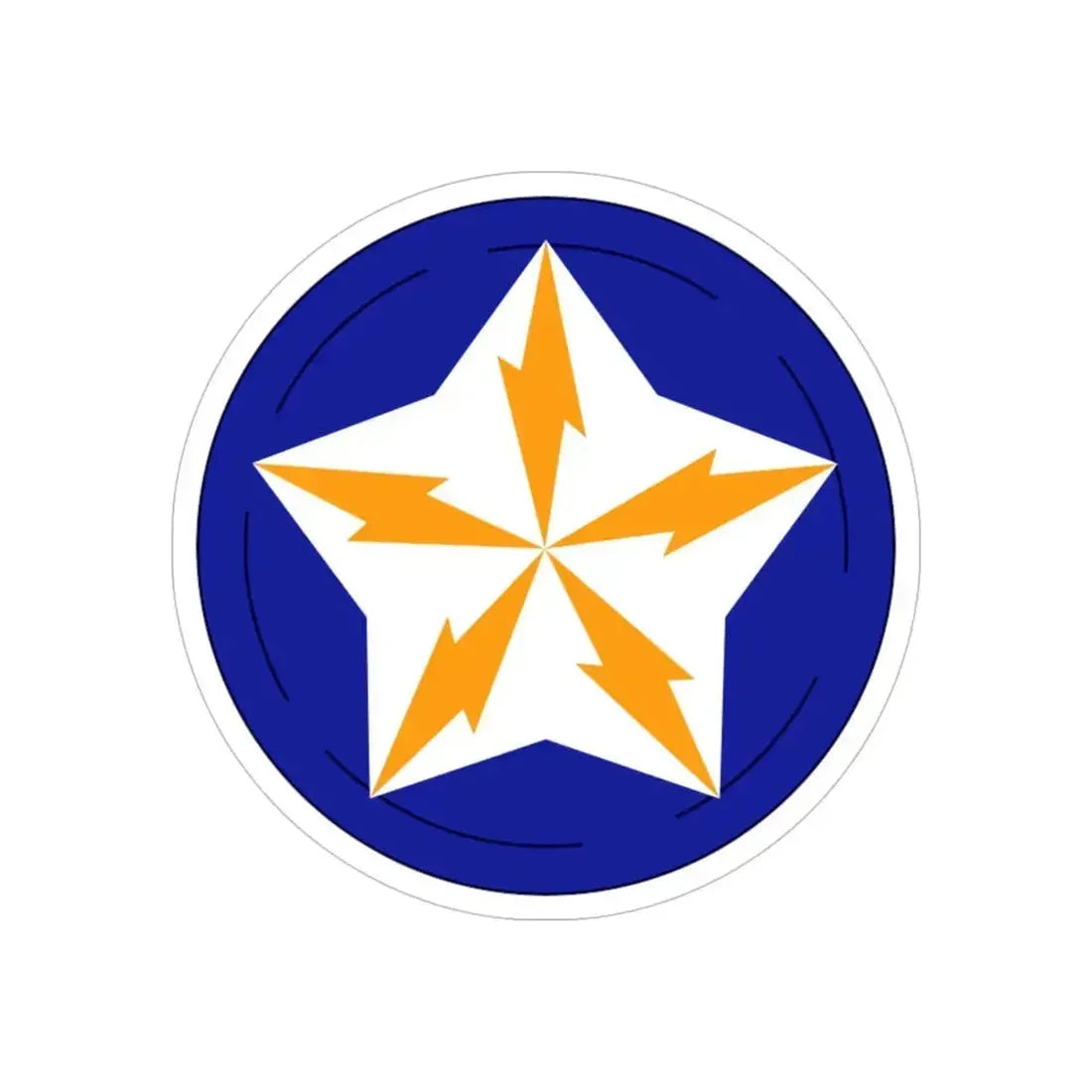 Alaska Communications System (U.S. Army) REVERSE PRINT Transparent Die-Cut STICKER - The Sticker Space