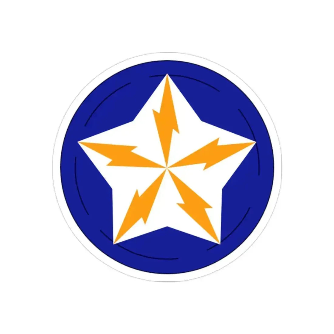 Alaska Communications System (U.S. Army) REVERSE PRINT Transparent Die-Cut STICKER - The Sticker Space