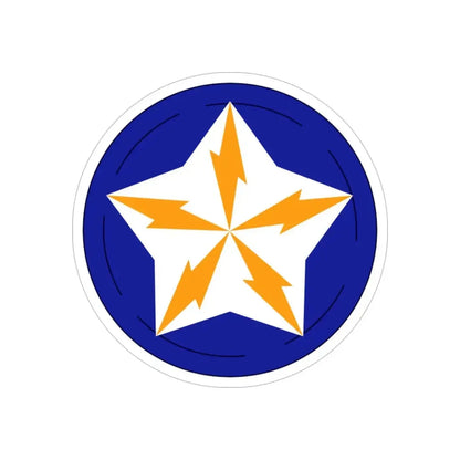 Alaska Communications System (U.S. Army) REVERSE PRINT Transparent Die-Cut STICKER - The Sticker Space