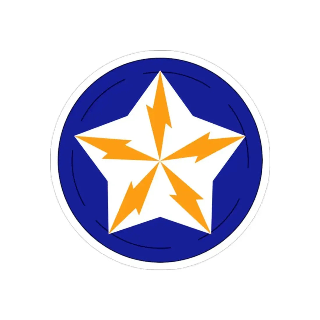 Alaska Communications System (U.S. Army) REVERSE PRINT Transparent Die-Cut STICKER - The Sticker Space