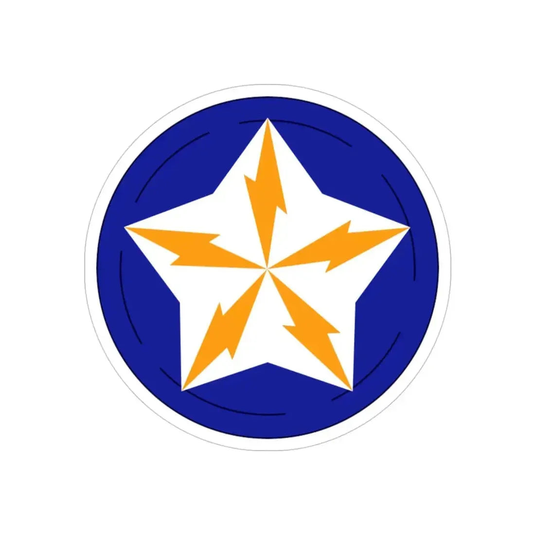 Alaska Communications System (U.S. Army) REVERSE PRINT Transparent Die-Cut STICKER - The Sticker Space