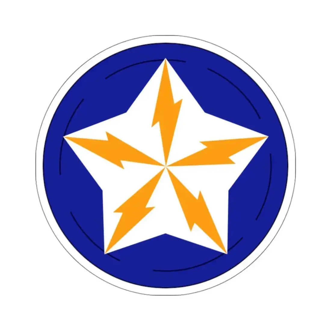 Alaska Communications System (U.S. Army) STICKER Vinyl Kiss-Cut Decal 4 Inch White - The Sticker Space