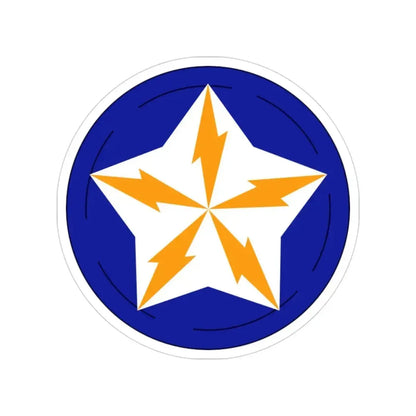 Alaska Communications System (U.S. Army) Transparent STICKER Die-Cut Vinyl Decal 3 Inch - The Sticker Space