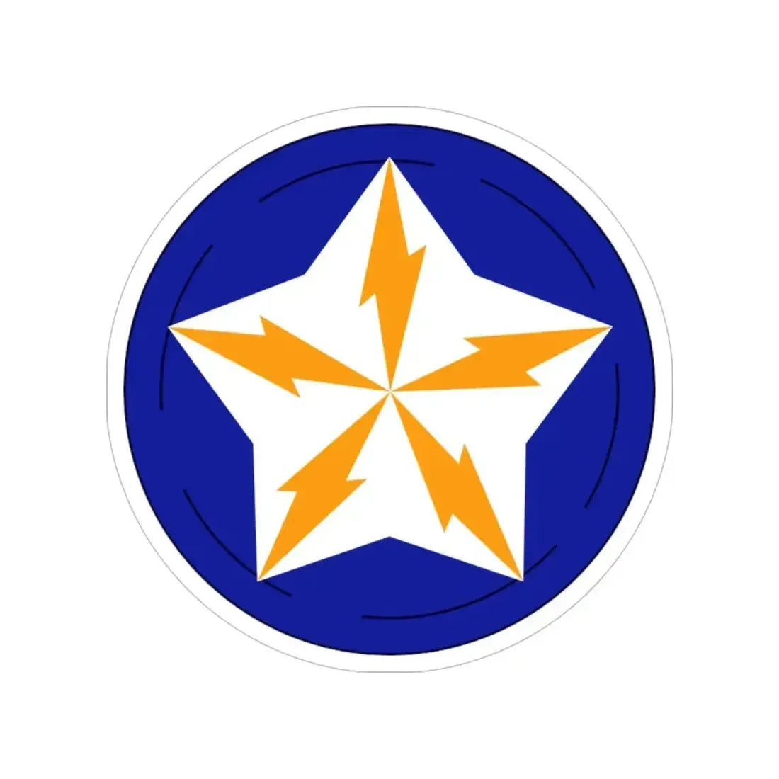Alaska Communications System (U.S. Army) Transparent STICKER Die-Cut Vinyl Decal 5 Inch - The Sticker Space