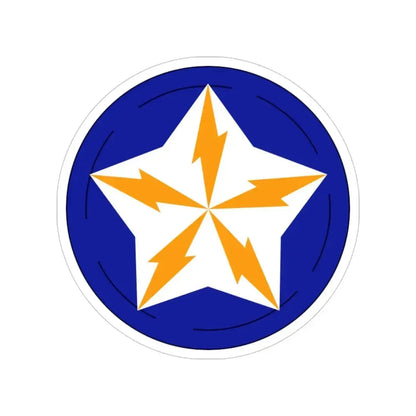 Alaska Communications System (U.S. Army) Transparent STICKER Die-Cut Vinyl Decal 5 Inch - The Sticker Space