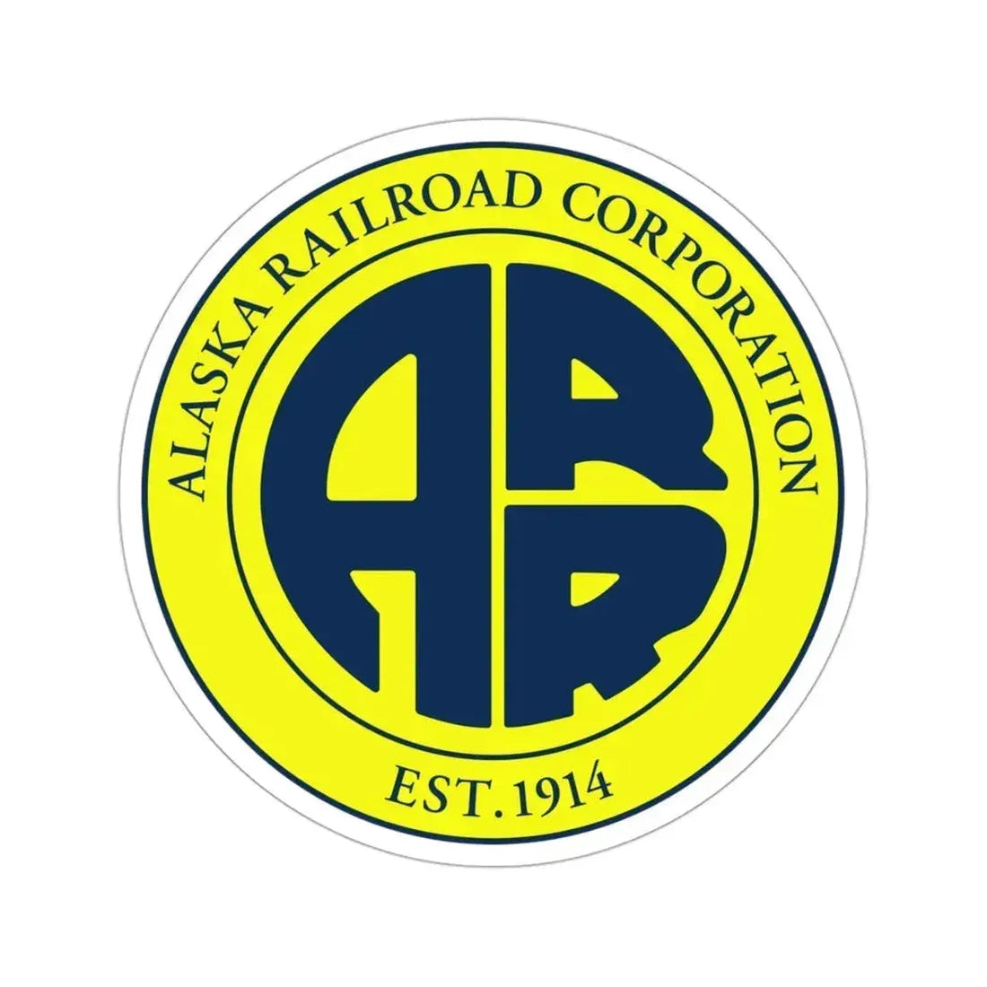 Alaska Railroad STICKER Vinyl Die-Cut Decal 3 Inch - The Sticker Space