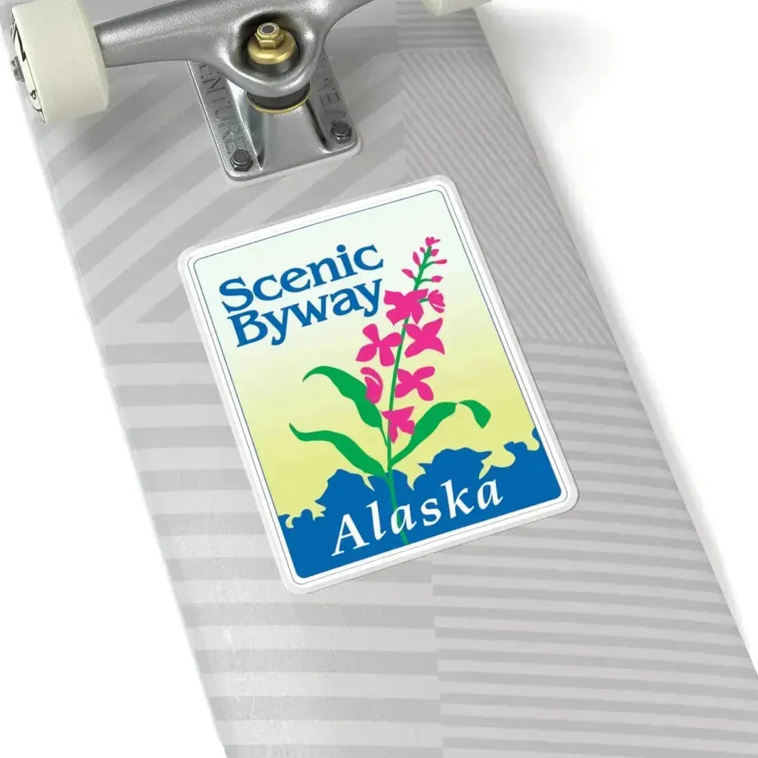 Alaska Scenic Byway (Alaska) (Road Sign) STICKER Vinyl Kiss-Cut Decal - The Sticker Space