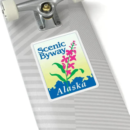 Alaska Scenic Byway (Alaska) (Road Sign) STICKER Vinyl Kiss-Cut Decal - The Sticker Space