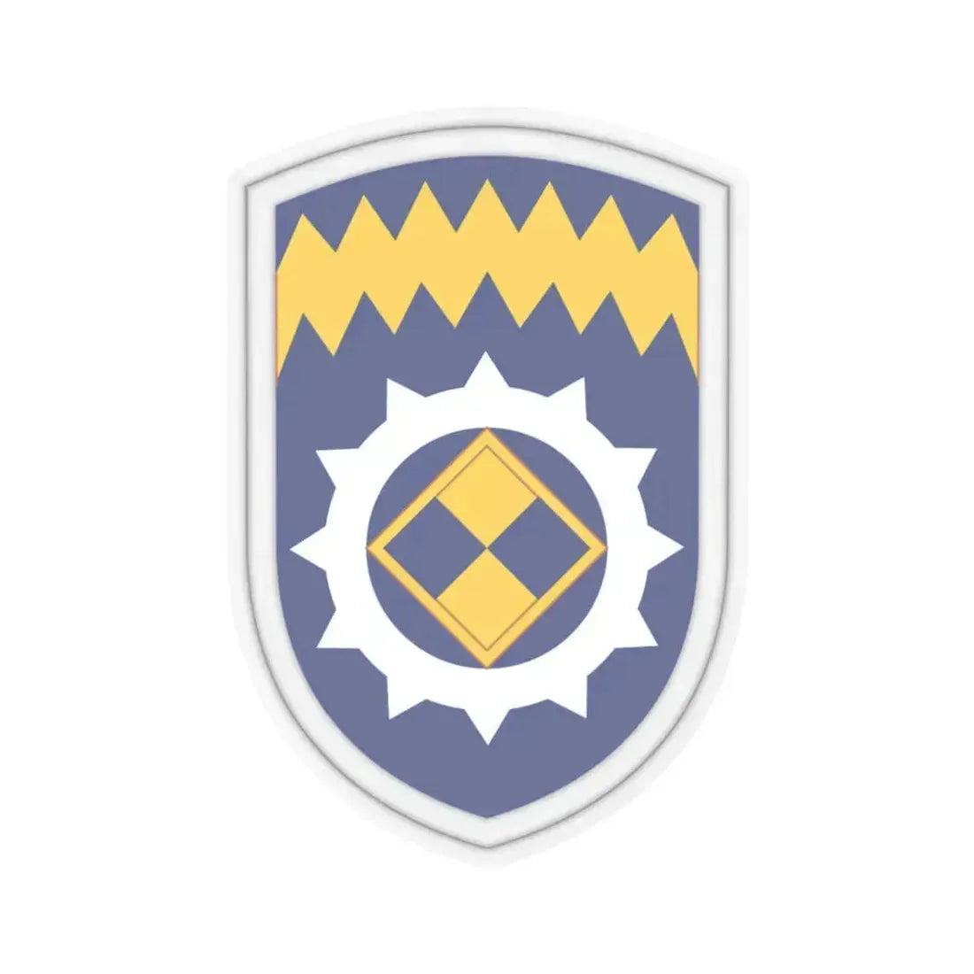 Alaska Support Command (U.S. Army) STICKER Vinyl Kiss-Cut Decal 3 Inch Transparent - The Sticker Space