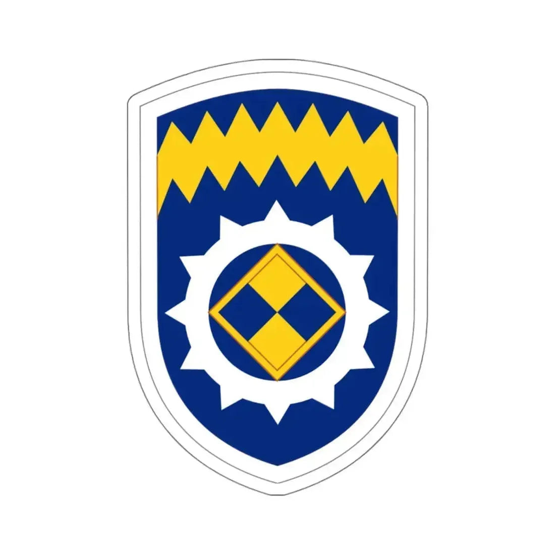 Alaska Support Command (U.S. Army) STICKER Vinyl Kiss-Cut Decal 4 Inch White - The Sticker Space