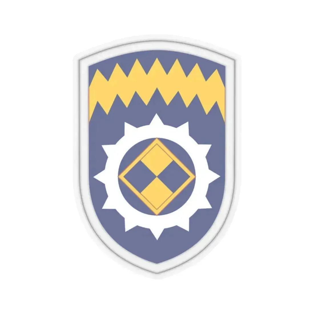 Alaska Support Command (U.S. Army) STICKER Vinyl Kiss-Cut Decal 6 Inch Transparent - The Sticker Space