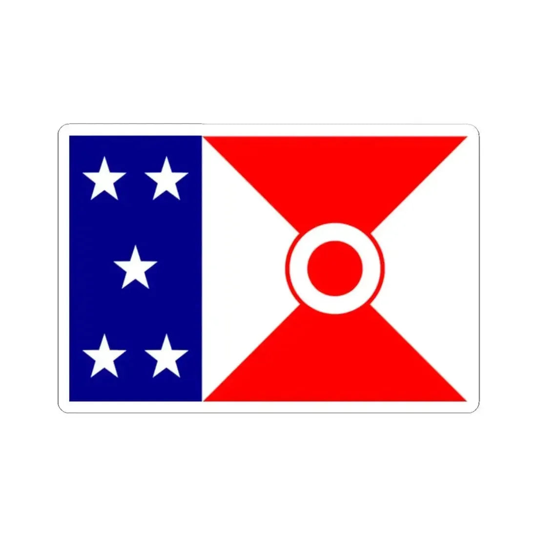 Alaska Yukon Pacific Expansion Flag (United States) STICKER Vinyl Kiss-Cut Decal 2 Inch White - The Sticker Space