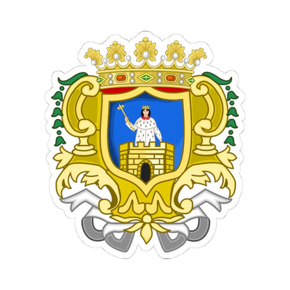Alassio-Stemma Antico (Italy) (Coat of Arms) STICKER Vinyl Kiss-Cut Decal 4 Inch White - The Sticker Space