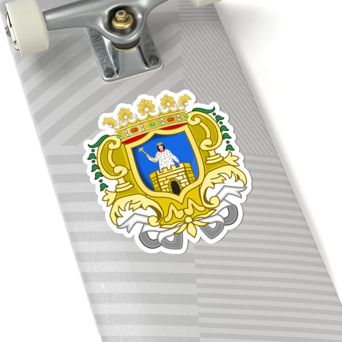 Alassio-Stemma Antico (Italy) (Coat of Arms) STICKER Vinyl Kiss-Cut Decal - The Sticker Space