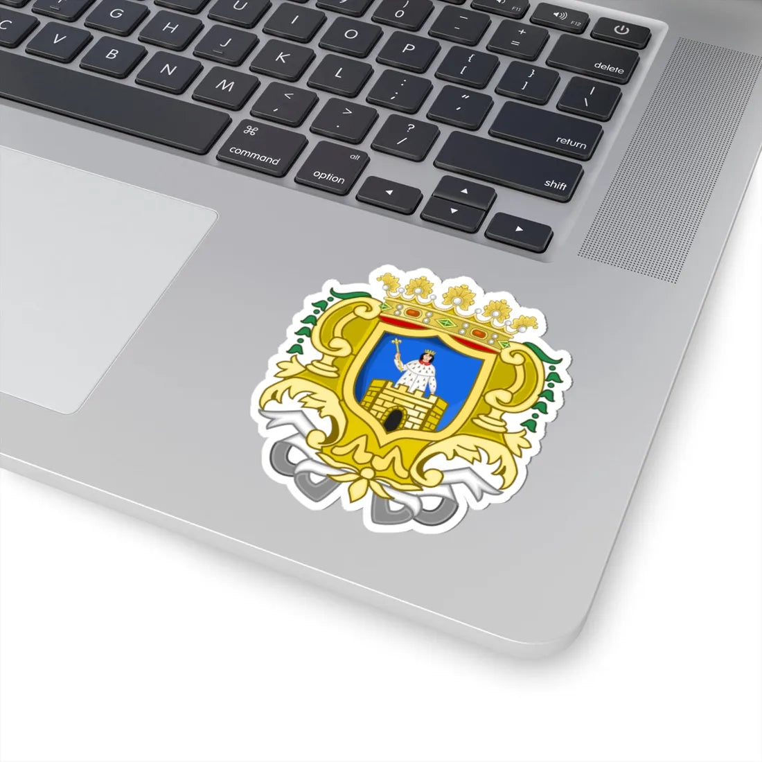 Alassio-Stemma Antico (Italy) (Coat of Arms) STICKER Vinyl Kiss-Cut Decal - The Sticker Space