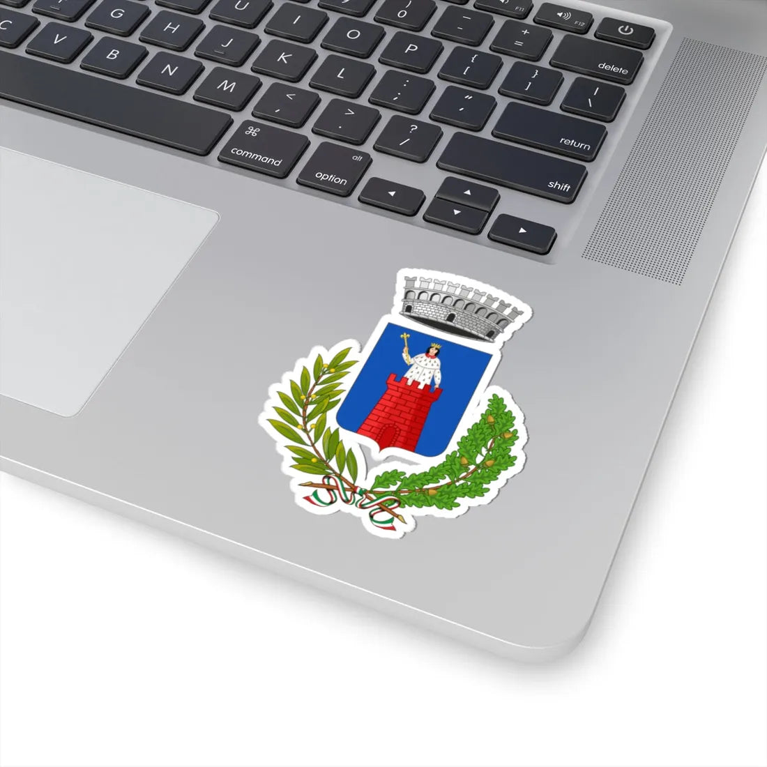 Alassio-Stemma (Italy) (Coat of Arms) STICKER Vinyl Kiss-Cut Decal - The Sticker Space
