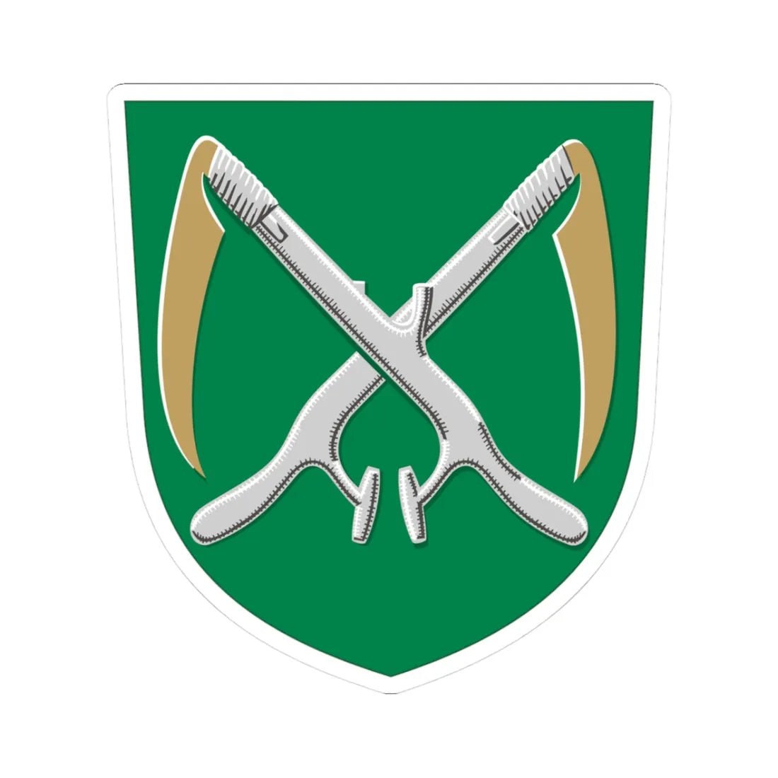 Alavieska.vaakuna (Finland) (Coat of Arms) STICKER Vinyl Kiss-Cut Decal 3 Inch White - The Sticker Space