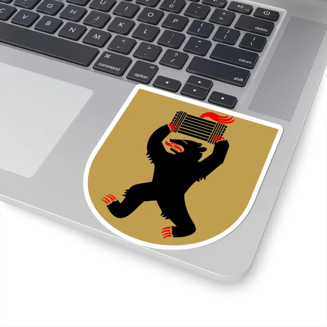 Alavus.vaakuna (Finland) (Coat of Arms) STICKER Vinyl Kiss-Cut Decal - The Sticker Space