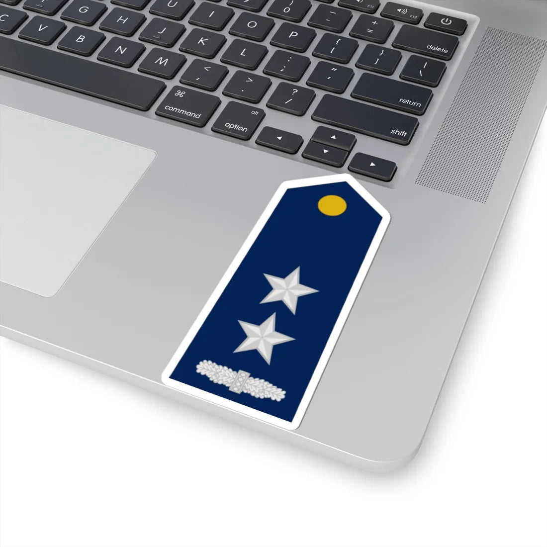 ALB Airforce OF 1b (Albania) (Military Rank) STICKER Vinyl Kiss-Cut Decal - The Sticker Space