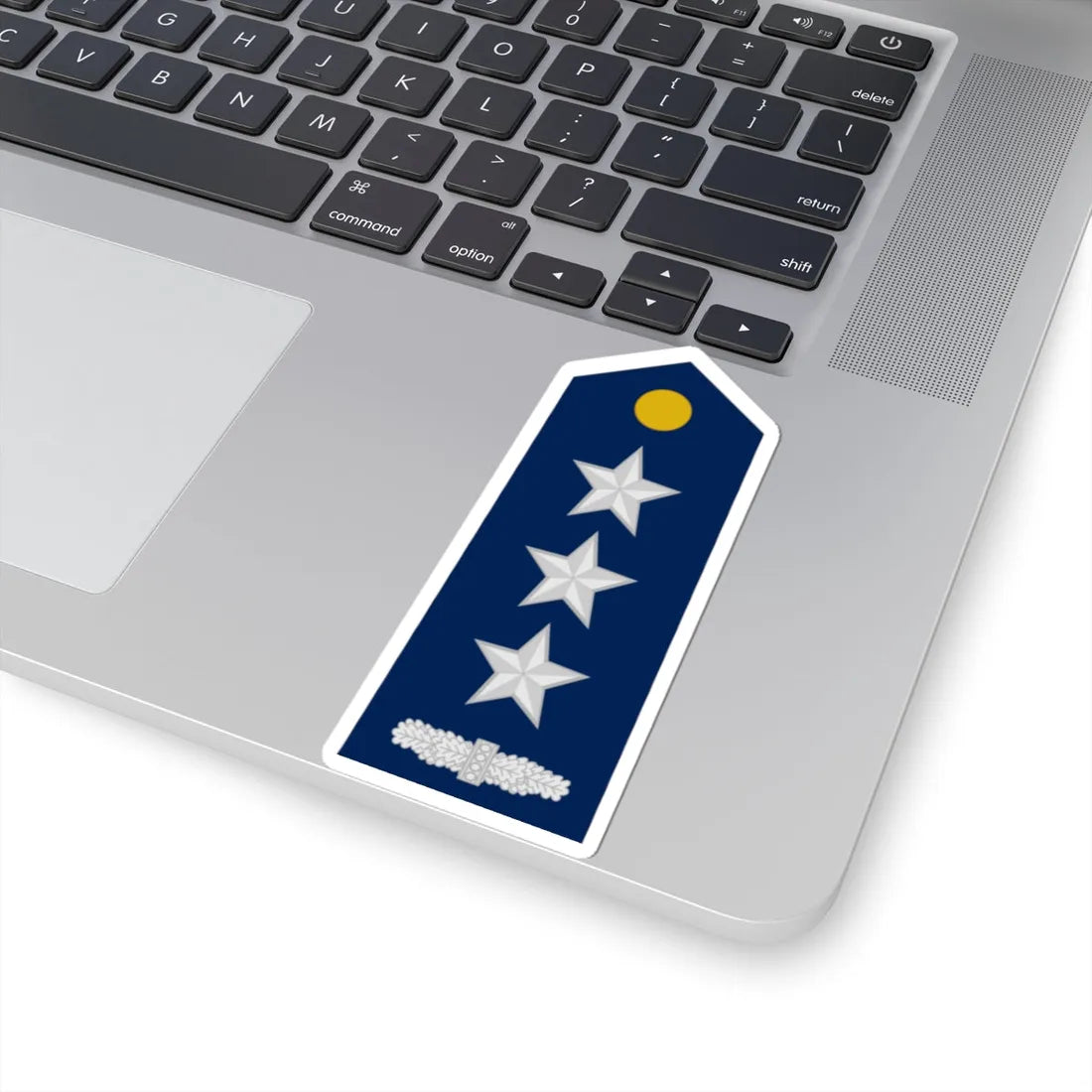 ALB Airforce OF 2 (Albania) (Military Rank) STICKER Vinyl Kiss-Cut Decal - The Sticker Space