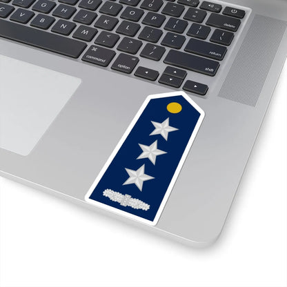 ALB Airforce OF 2 (Albania) (Military Rank) STICKER Vinyl Kiss-Cut Decal - The Sticker Space