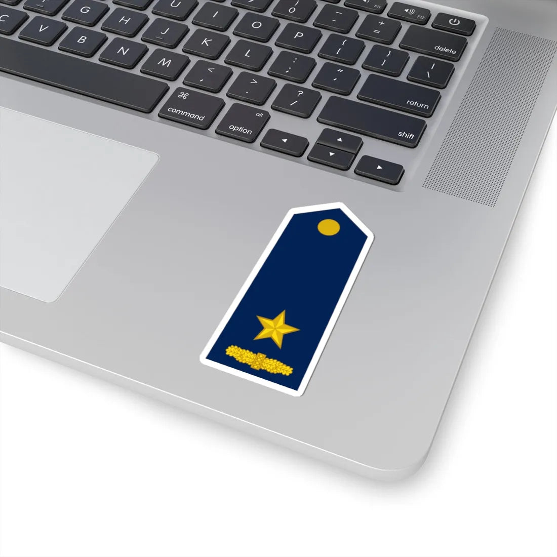 ALB Airforce OF 3 (Albania) (Military Rank) STICKER Vinyl Kiss-Cut Decal - The Sticker Space