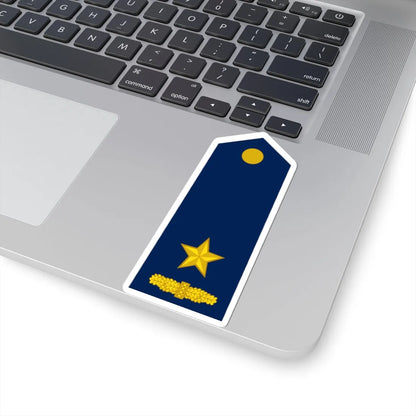 ALB Airforce OF 3 (Albania) (Military Rank) STICKER Vinyl Kiss-Cut Decal - The Sticker Space