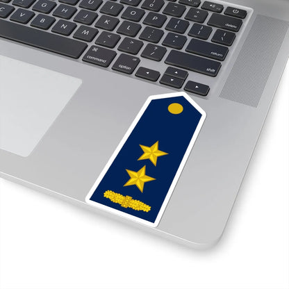 ALB Airforce OF 4 (Albania) (Military Rank) STICKER Vinyl Kiss-Cut Decal - The Sticker Space