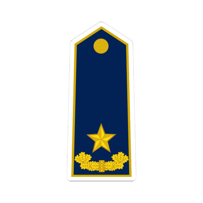 ALB Airforce OF 6 (Albania) (Military Rank) STICKER Vinyl Kiss-Cut Decal 3 Inch White - The Sticker Space